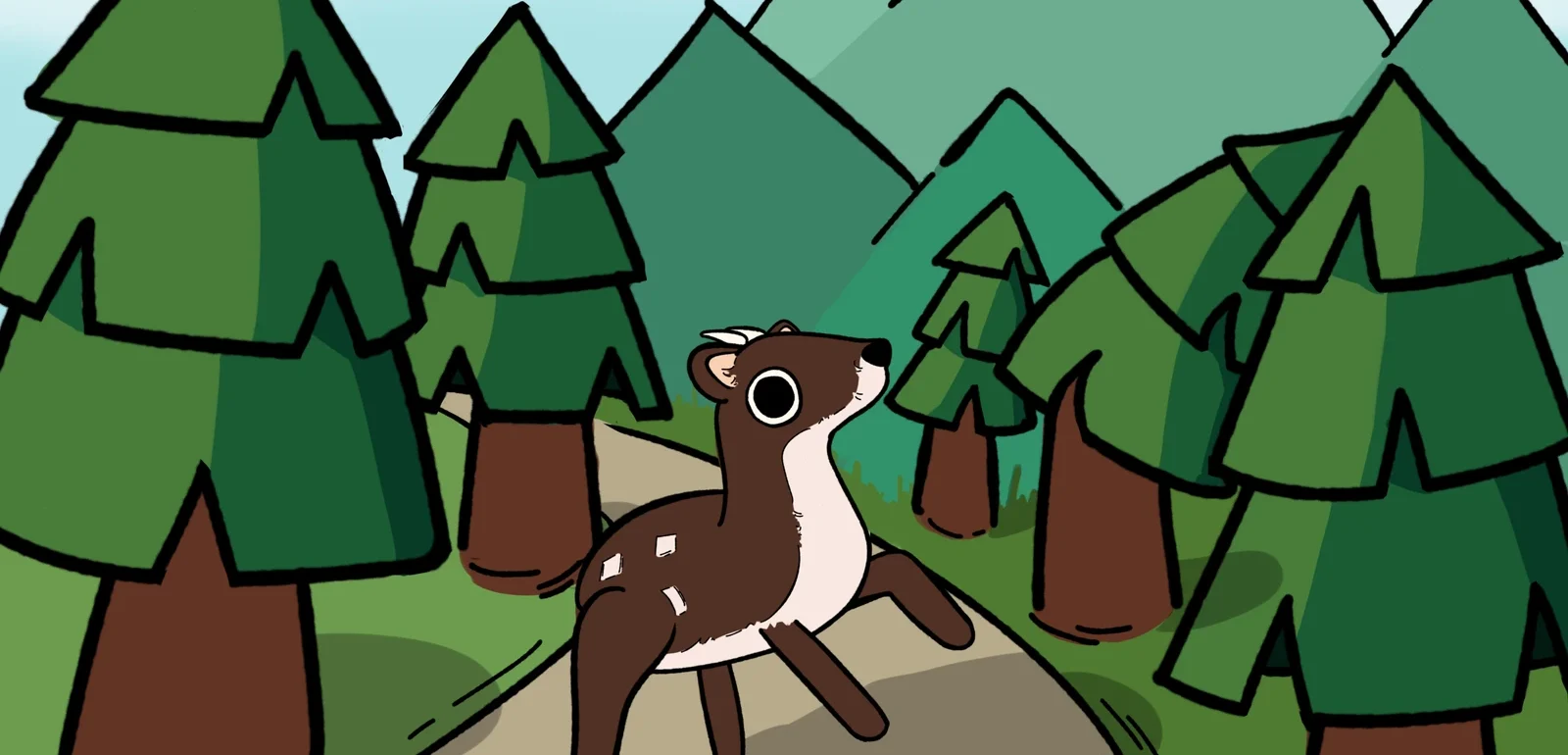 Escenario y mecánicas de infiltración del ciervo en el proyecto de sigilo unity 3d El Rey del Bosque.