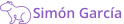 Logo principal del portafolio de Simón García con diseño tipográfico e isotipo de capibara.