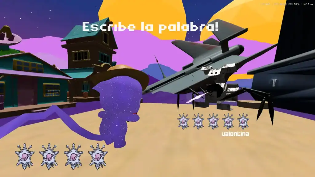smongbn-Ballad-of-the-writer-batalla-2 Enfrentamiento competitivo 3D con sistema de tipeo en el juego multijugador Ballad of the Writer.